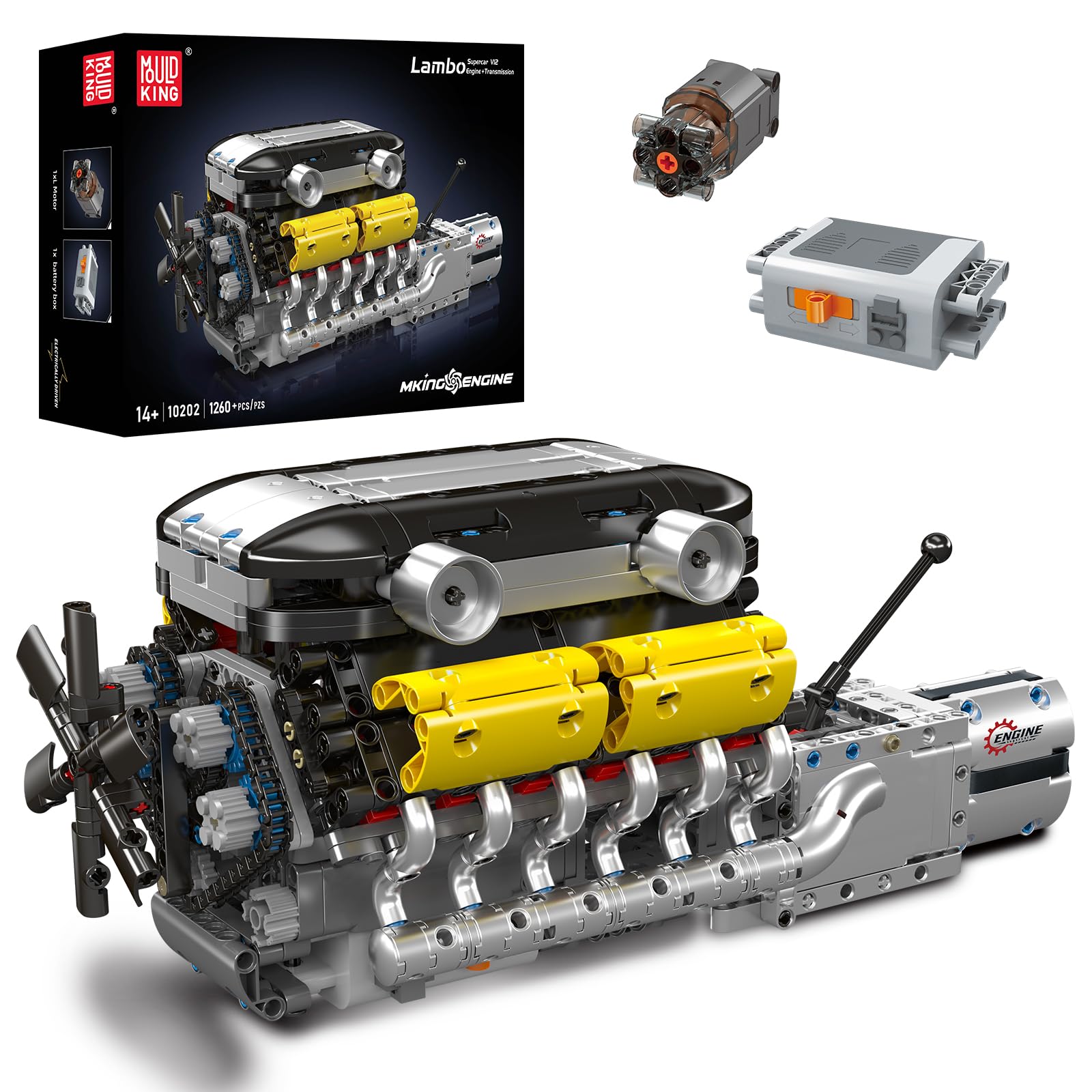 Running Gear Engine - Kit de modelo de motor V12