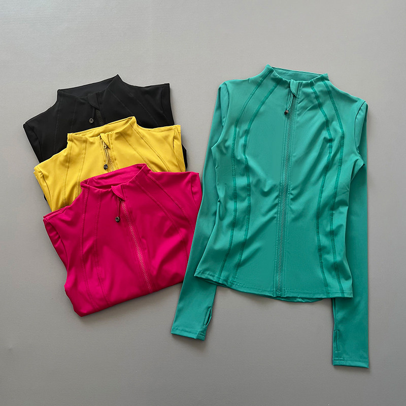 Running Gear - Jaqueta Esportiva Feminina com Zíper Completo,