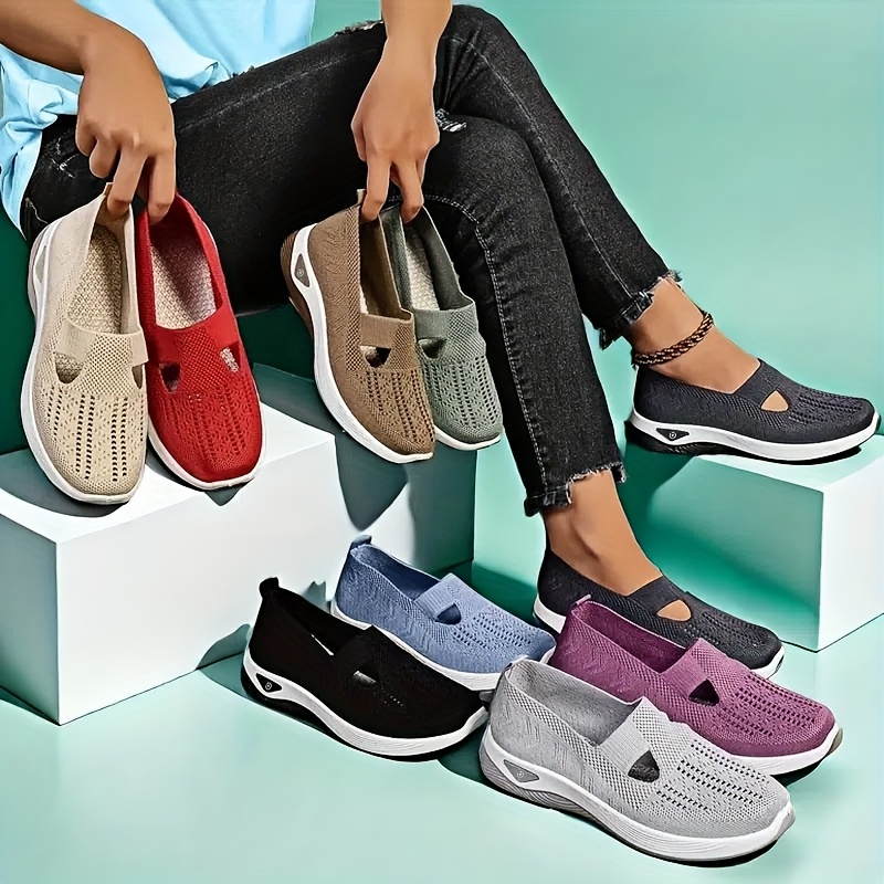 Insole Arch Support - Mulheres primavera verão malha deslizamento em