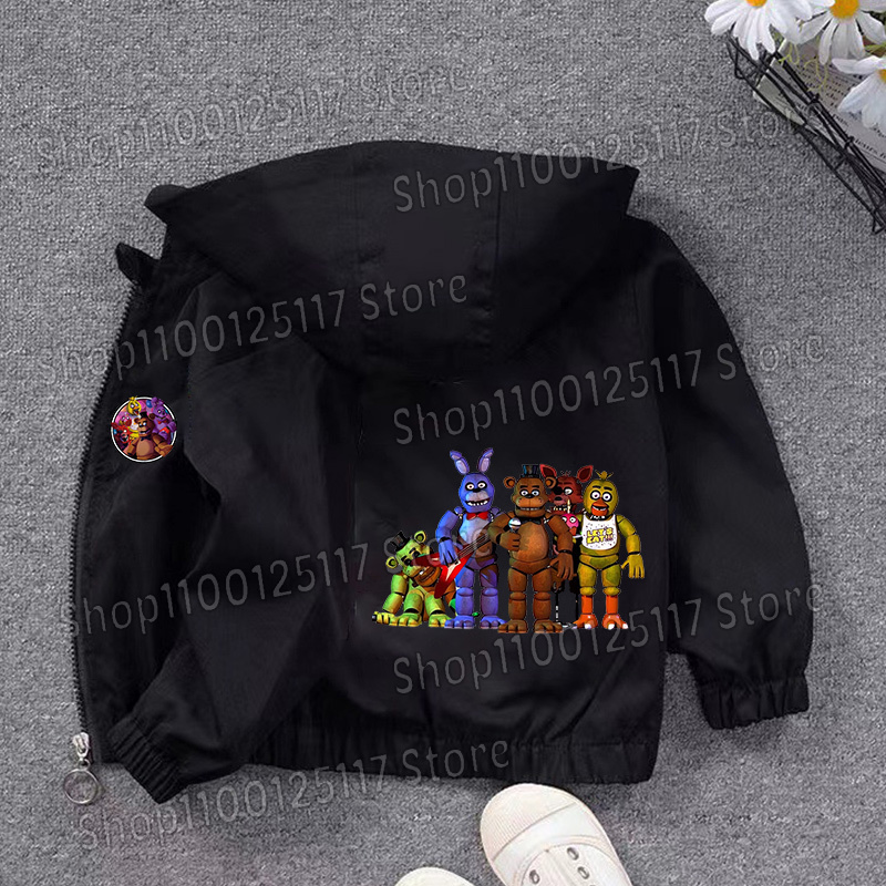 Jaqueta com capuz Fnafs para m - Running Gear Kids avaliação e preço