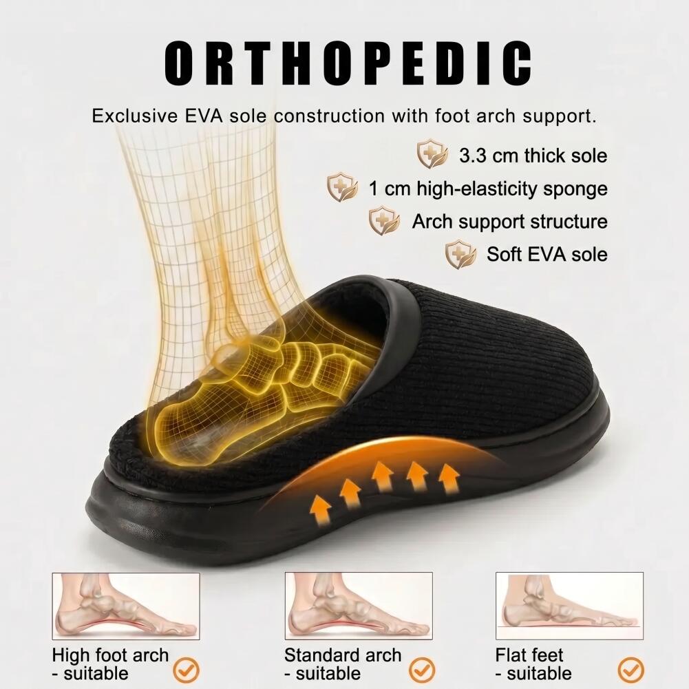 Chinelos masculinos com suport - Insole Arch Support avaliação e preço