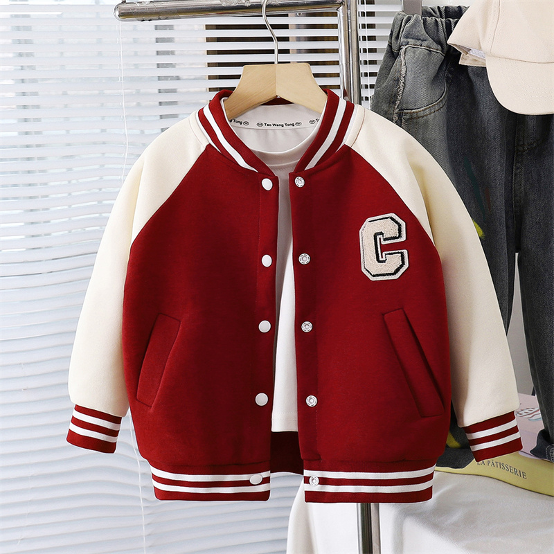Jaqueta de beisebol infantil m - Running Gear Kids avaliação e preço